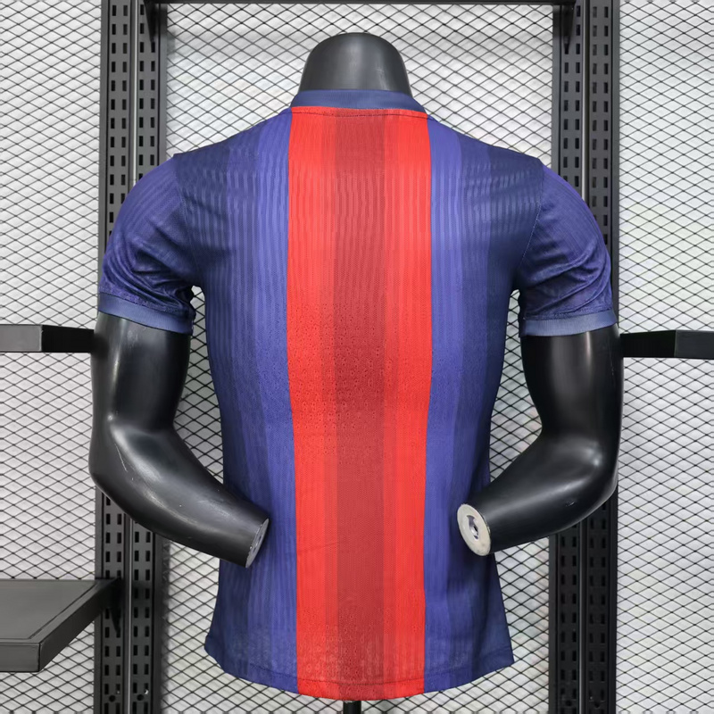 25-26 BAR blue and red special player version jersey 1:1 Thai Quality Football Shirt