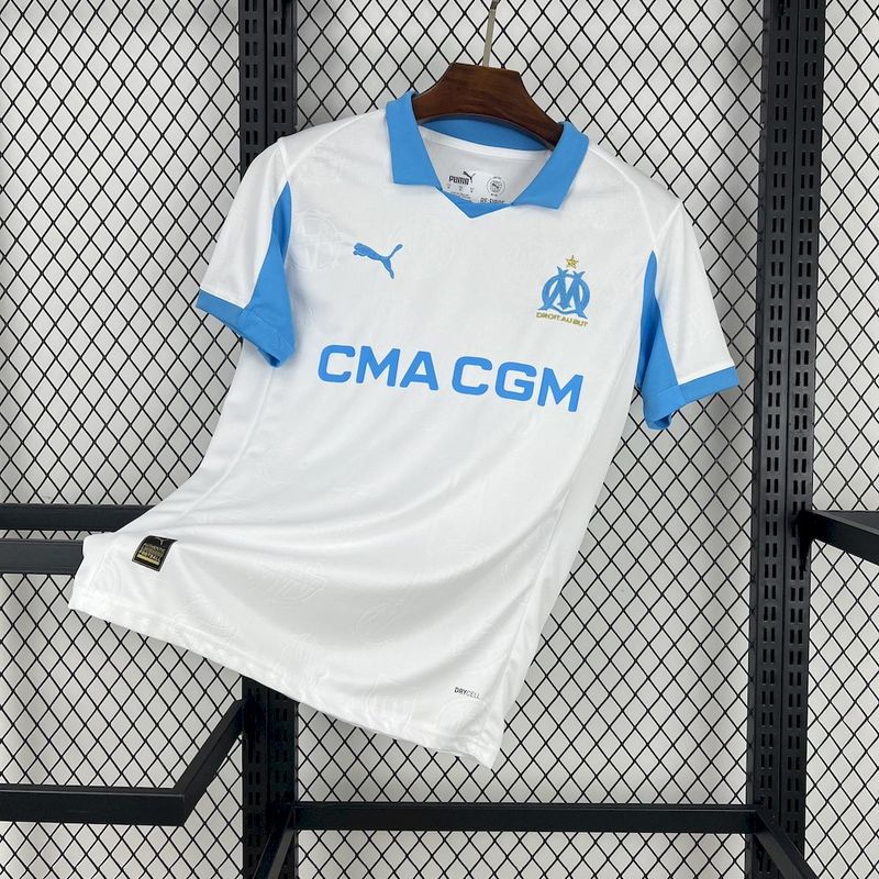 25-26 Marseille Home Jersey 1:1 Thai Quality Football shirt