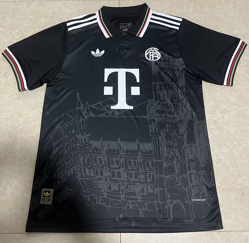 25-26 Bayern black special jersey 1:1 Thai Quality Football shirt