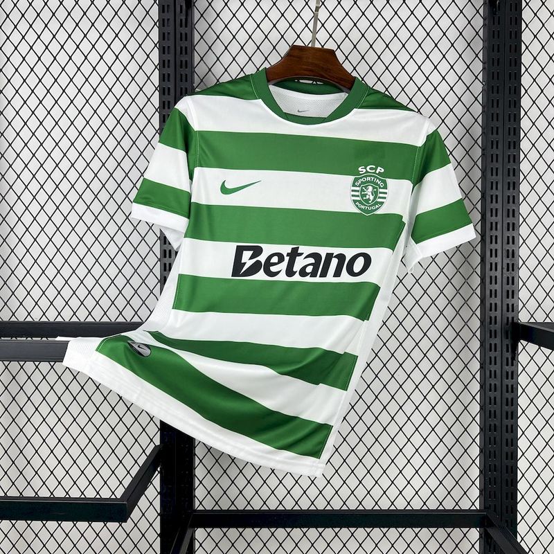 25-26 Sporting Lisbon home soccer jersey 1:1 Thai Quality Football shirt