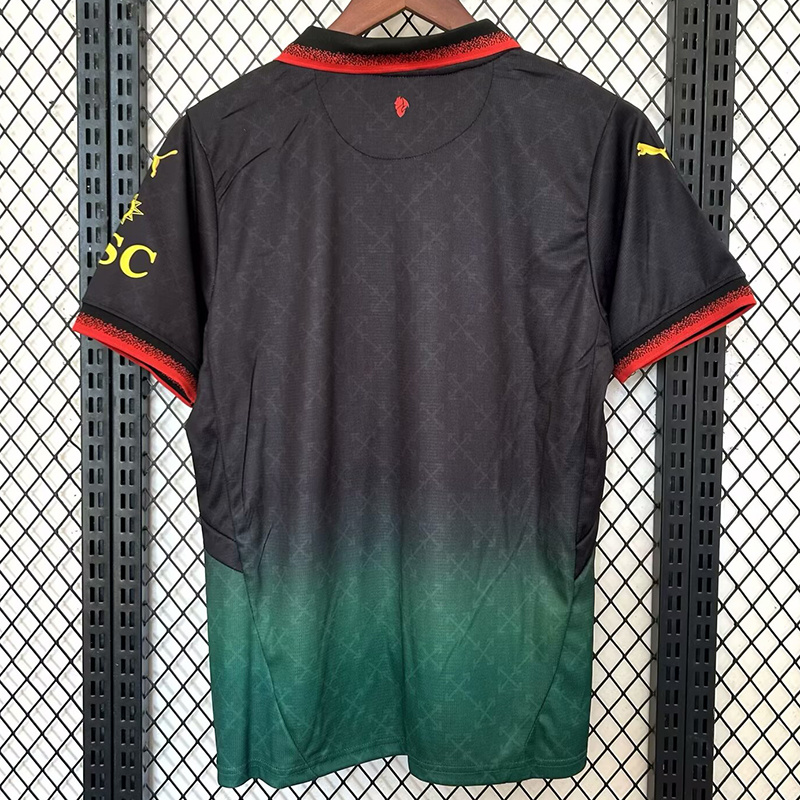 25-26 ACM green and black special jersey 1:1 Thai Quality Football shirt