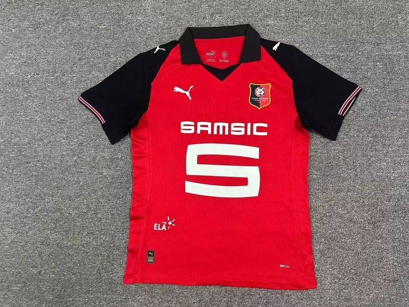 25-26 Rennes home jersey 1:1 Thai Quality Football shirt