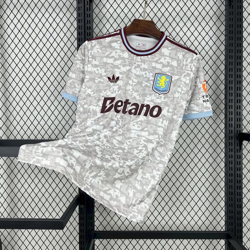 25-26 Aston Villa Third Jersey 1:1 Thai Quality Football shirt