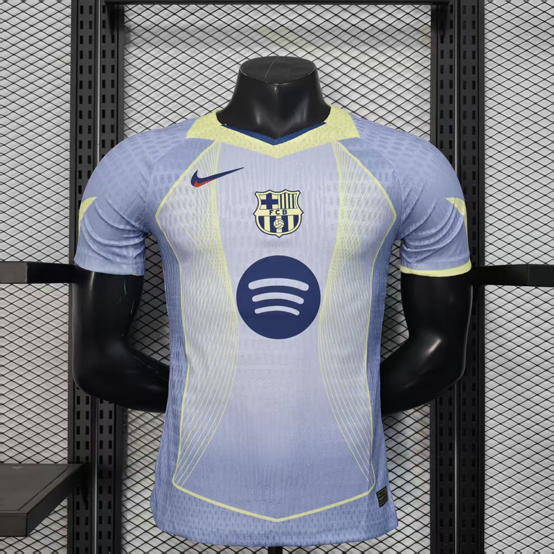 25-26 BAR blue special player version jersey 1:1 Thai Quality Football Shirt