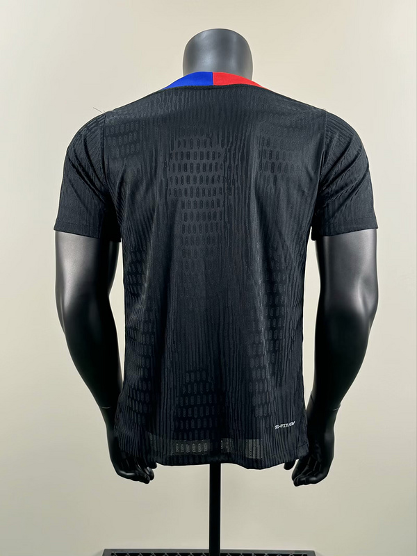 25-26 BAR Black player version training jersey 1:1 Thai Quality Football Shirt