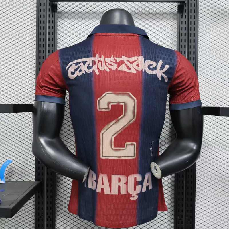 25-26 BAR Special player version jersey 1:1 Thai Quality Football Shirt