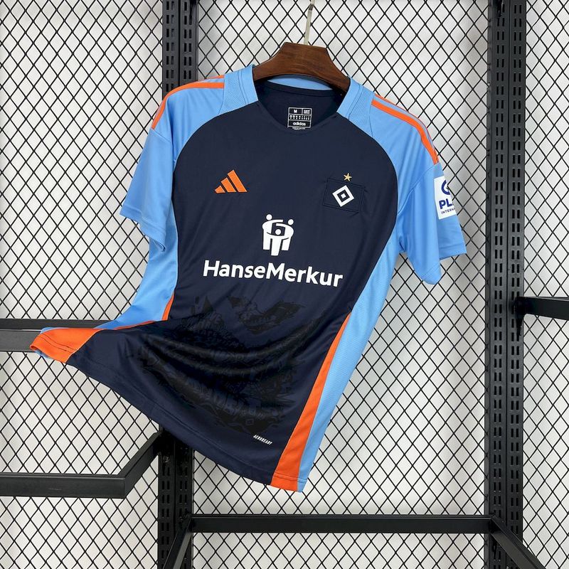 25-26 Hamburger Pre-Match Special soccer jersey size S-2XL 1:1 Thai Quality Football shirt