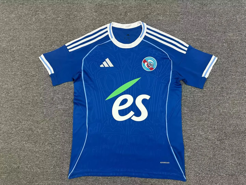 25-26 Strasbourg home soccer jersey 1:1 Thai Quality Football shirt