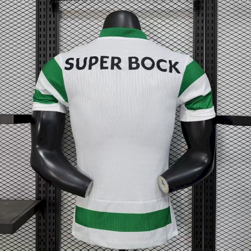 25-26 Sporting Lisbon home player version jersey 1:1 Thai Quality Football Shirt