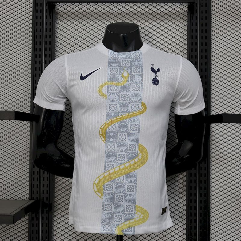 25-26 TOT White Gold Snake Edition Jersey Player Version 1:1 Thai Quality Football Shirt