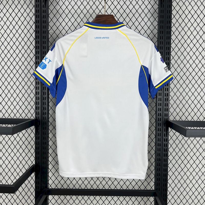 25-26 Leeds United home white socer jersey size 1:1 Thai Quality Football shirt