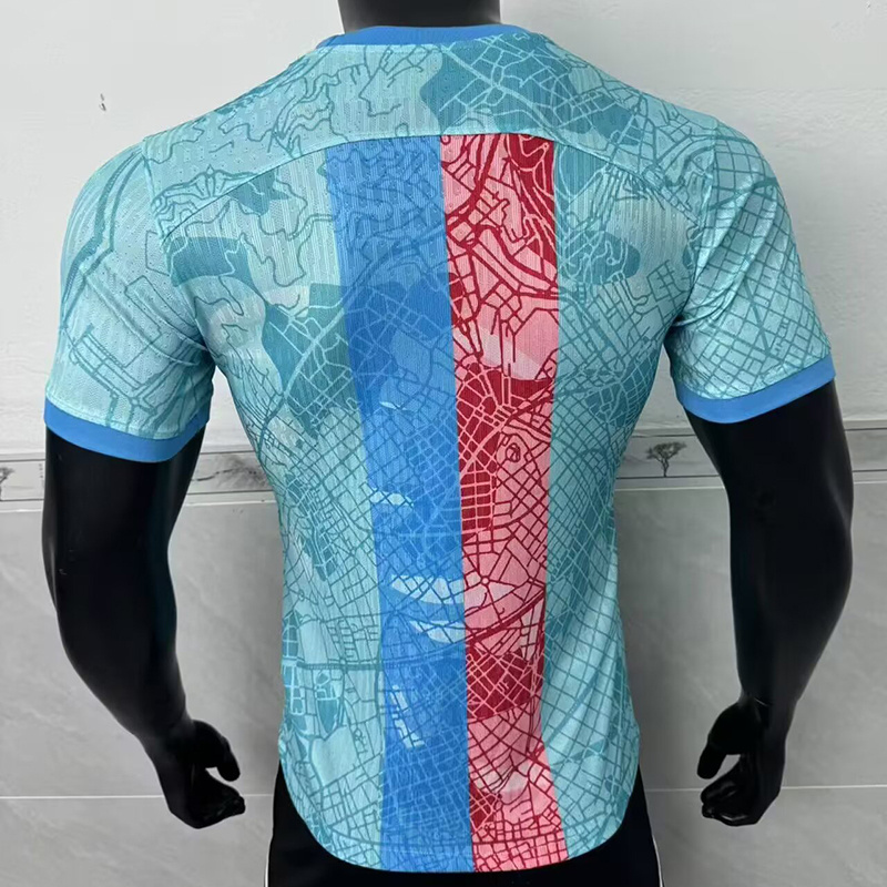25-26 BAR Blue Special Edition Player Version jersey 1:1 Thai Quality Football Shirt