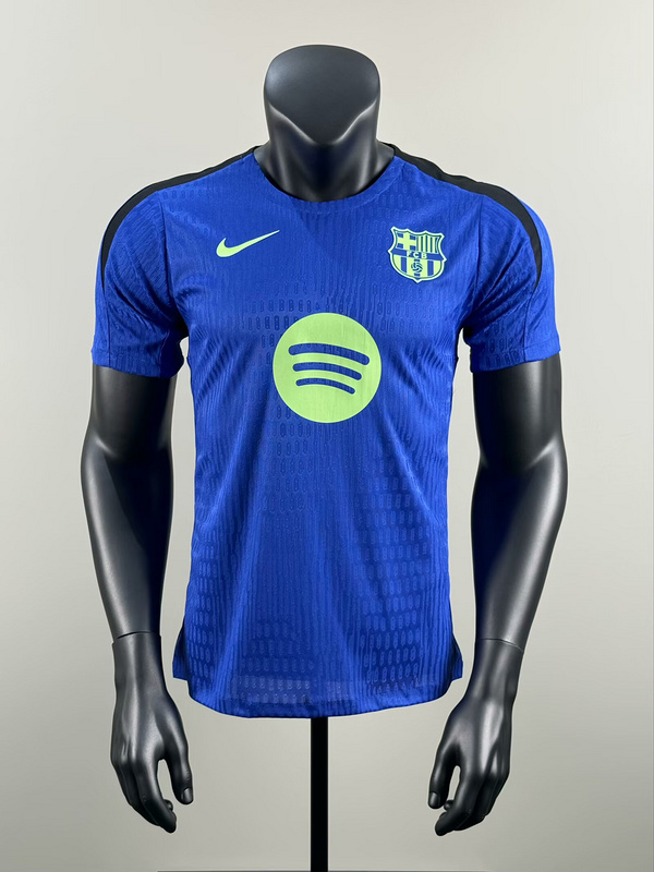 25-26 BAR blue training player version jersey 1:1 Thai Quality Football Shirt