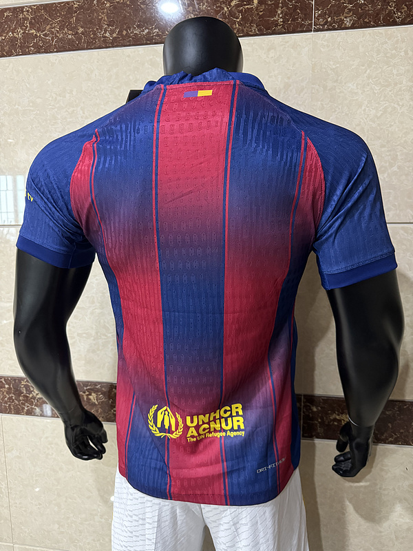 25-26 BAR home player version jersey 1:1 Thai Quality Football Shirt