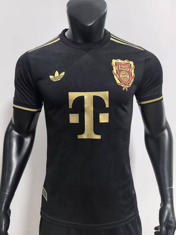 25-26 Bayern 125th anniversary black player version S-XXL 1:1 Thai Quality Football Shirt