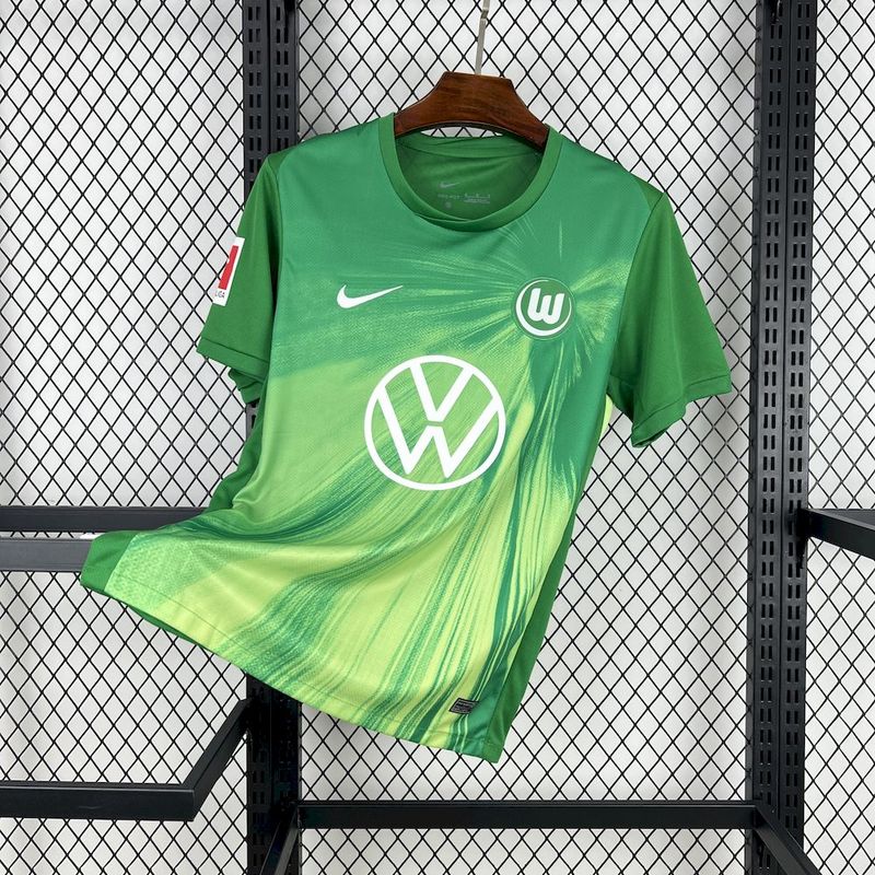 25-26 Wolfsburg home soccer jersey 1:1 Thai Quality Football shirt