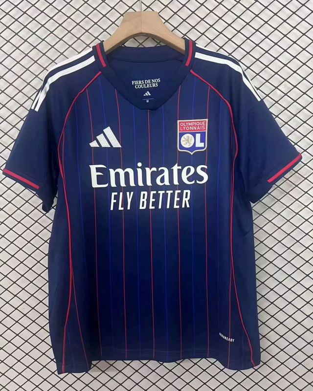 25-26 Lyon away soccer jersey size 1:1 Thai Quality Football shirt