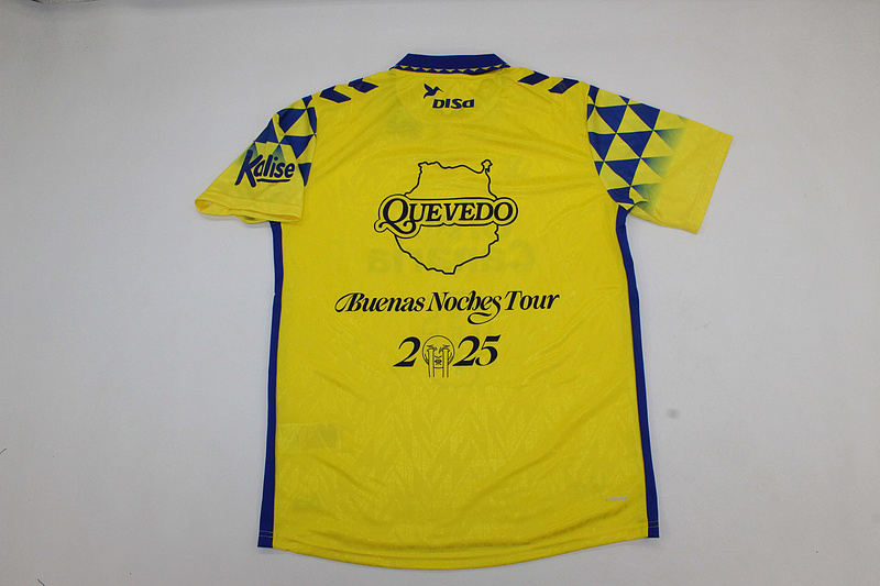 25-26 Las Palmas Quevedo Version Jersey 1:1 Thai Quality Football shirt