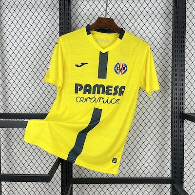 25-26 Villarreal home yellow soccer jersey 1:1 Thai Quality Football shirt