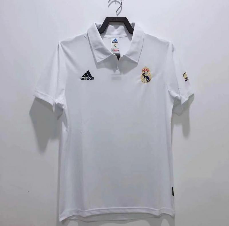Retro 2002-2003 Real Madrid Home UCL version