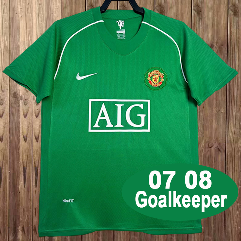 Retro 2007-2008 MANU Green Goalkeeper