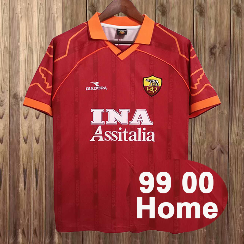 Retro 1999-2000 Roma Home