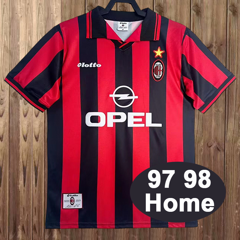Retro 1997 1998 AC Milan Home