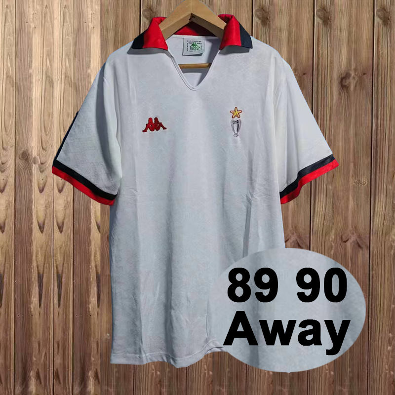 Retro 1989-1990 AC Milan Away
