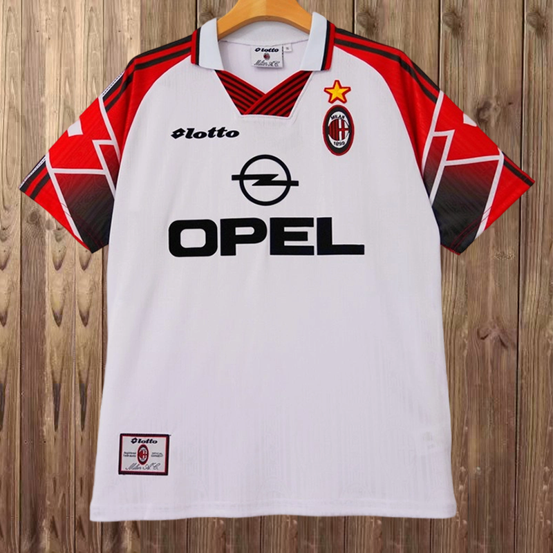 Retro 1997-1998 AC Milan Belo Horizonte Centenary Cup White Commemorative Edition