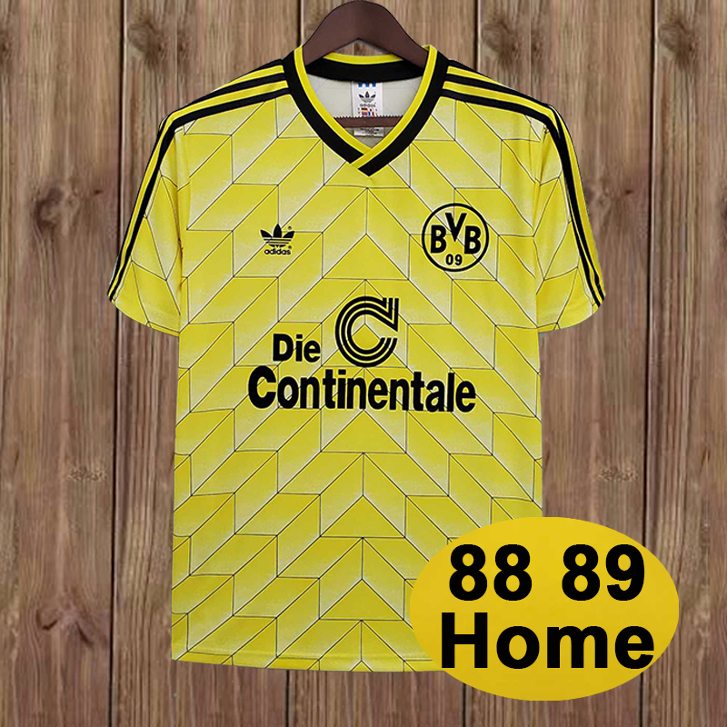 Retro 1988-1989 Borussia Dortmund Home