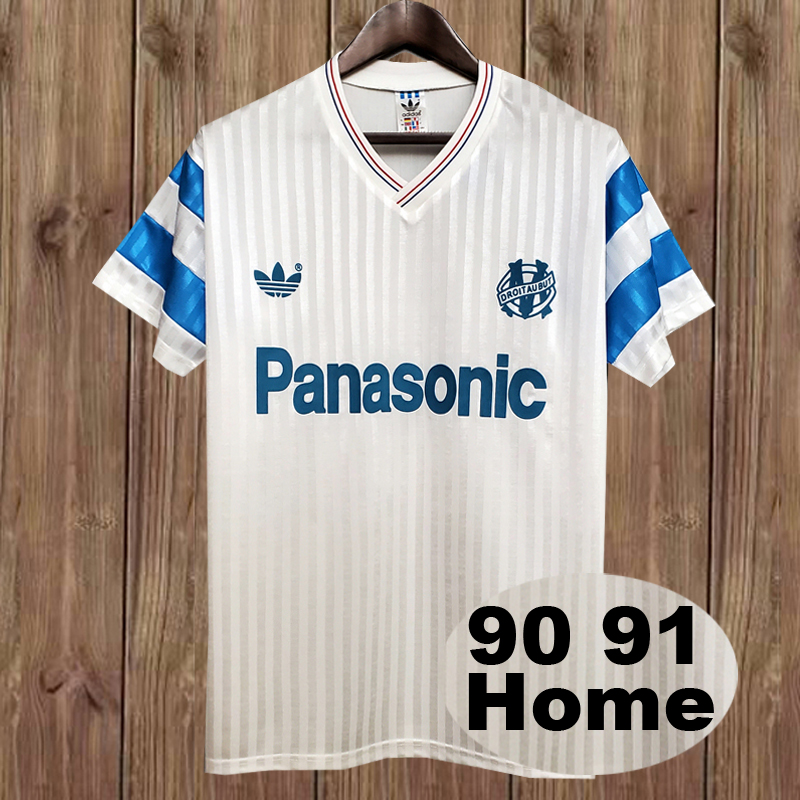 Retro 1990-1991 Olympique de Marseille Home