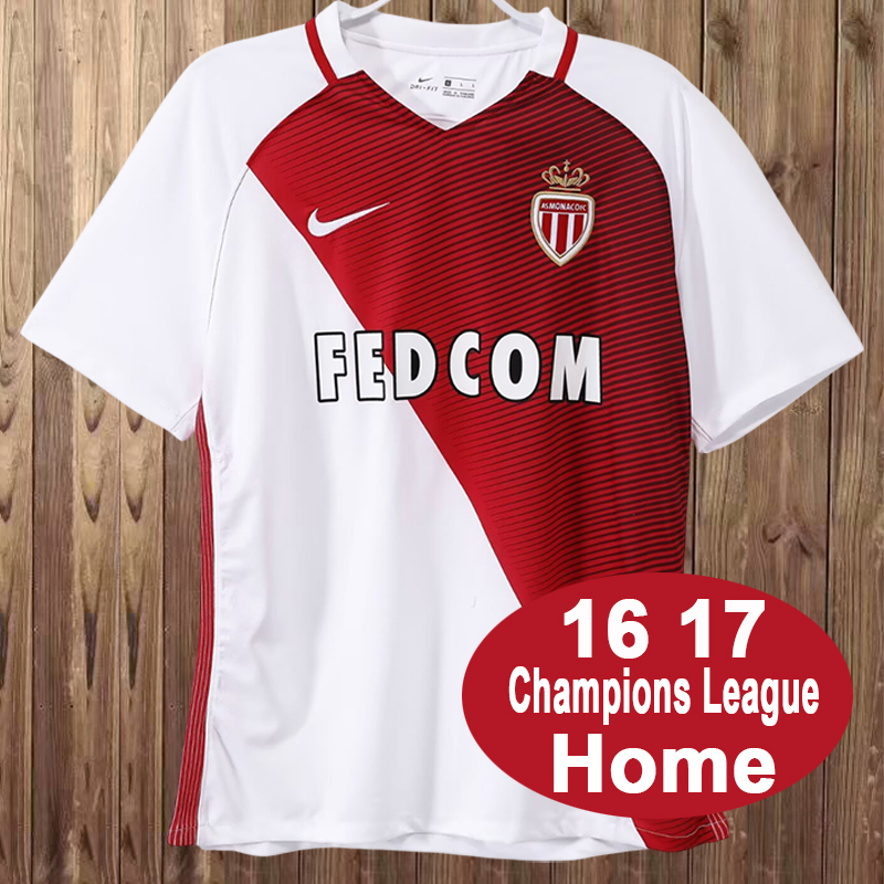 Retro 2016-2017 AS Monaco Home Champions League Edition