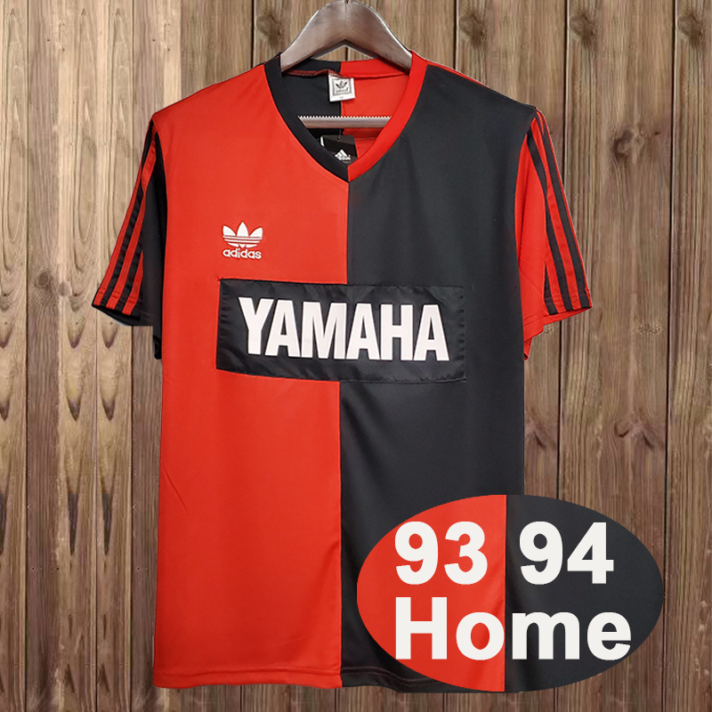 Retro 1993-1994 Newell's Old Boys Home Red and Black