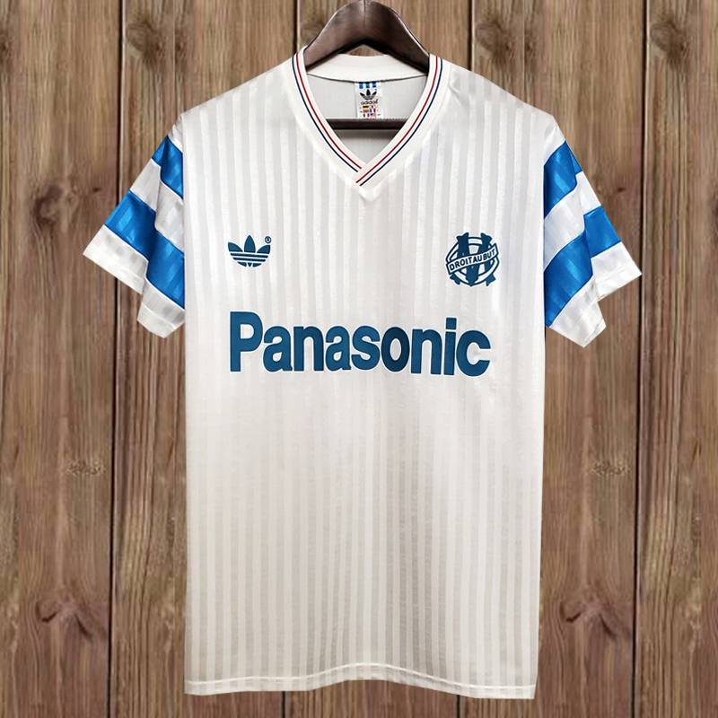 Retro 1990-1991 Olympique de Marseille Home