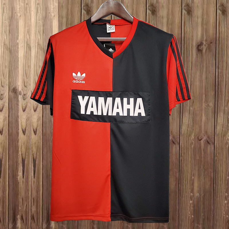 Retro 1993-1994 Newell's Old Boys Home Red and Black