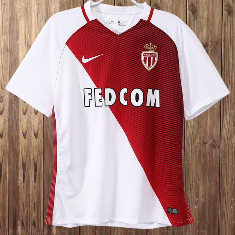 Retro 2016-2017 AS Monaco Home Champions League Edition