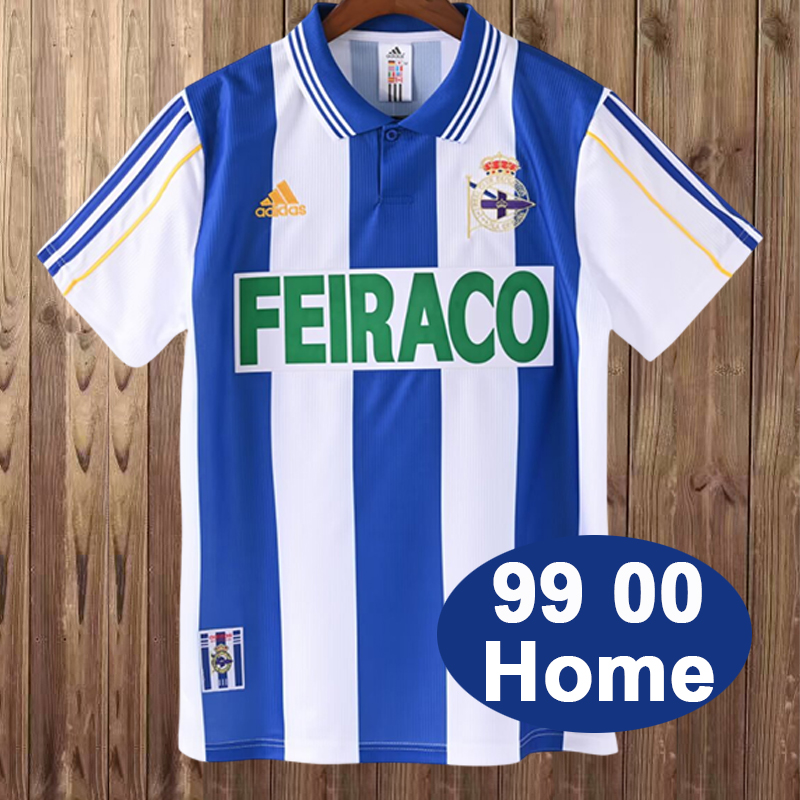 Retro 1999-2000 Deportivo La Coruna Home