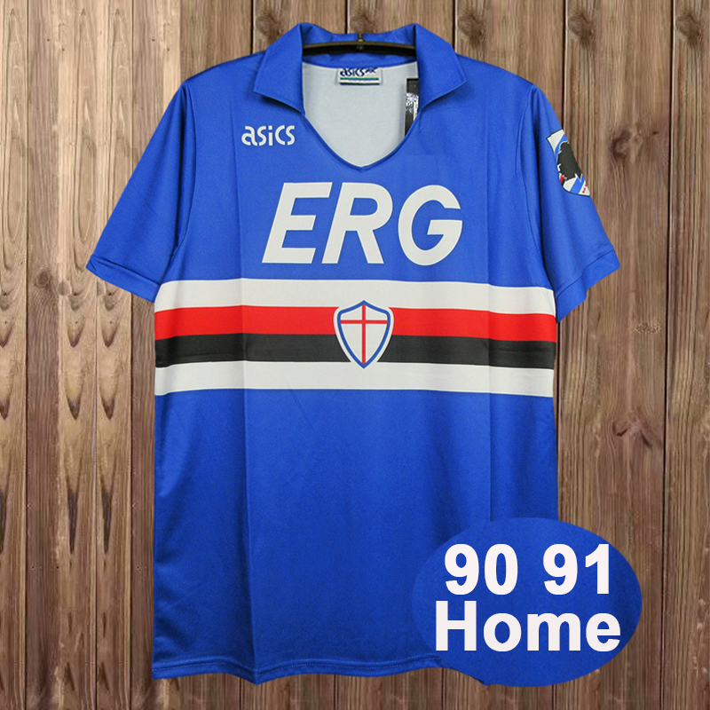 Retro 1990-1991 Sampdoria Home