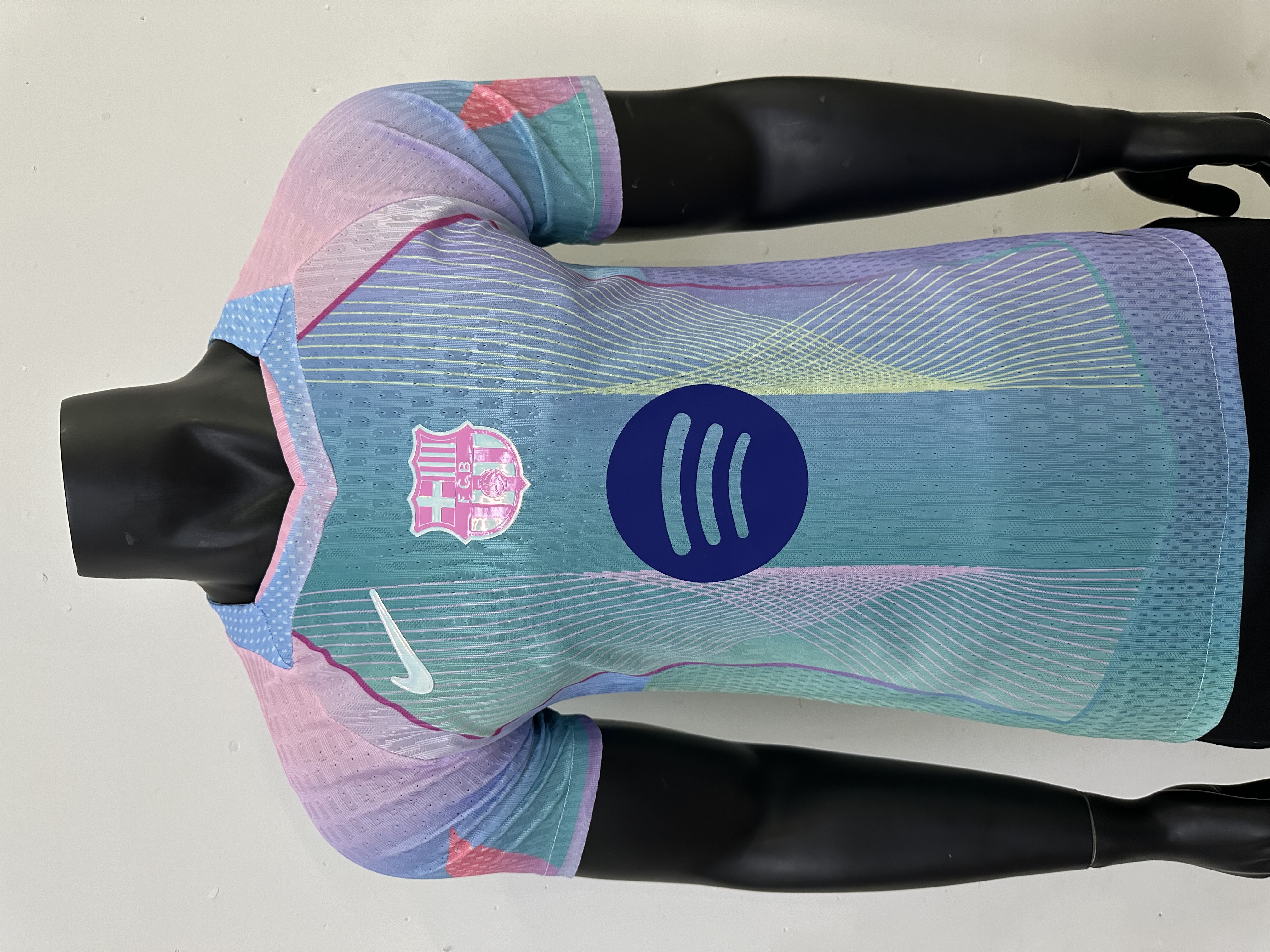 25-26 BAR Blue Pink Special Edition Player Version jersey 1:1 Thai Quality Football Shirt