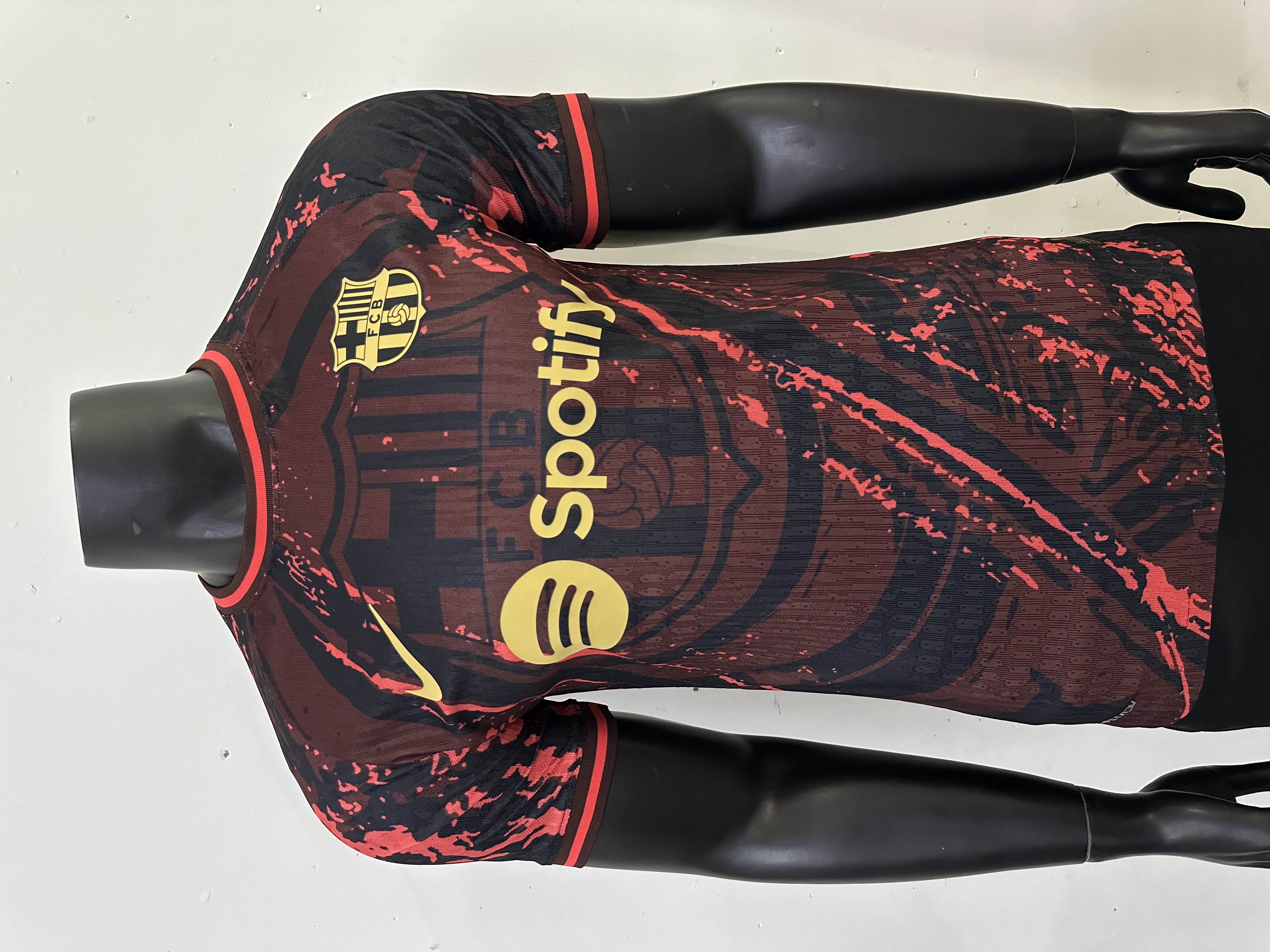 25-26 PSG black and red special player version jersey 1:1 Thai Quality Football Shirt