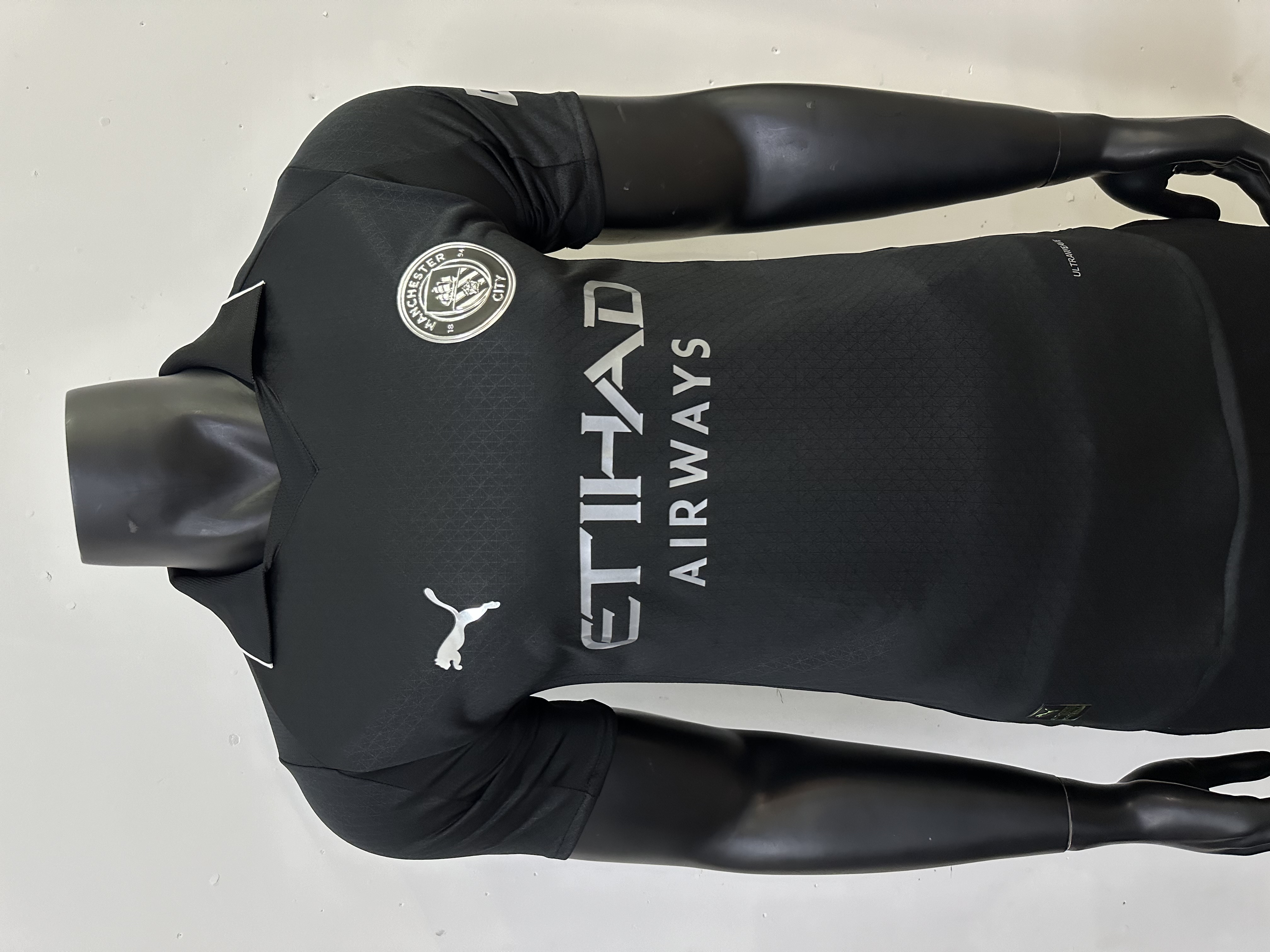 25-26 MCI black player version jersey 1:1 Thai Quality Football Shirt