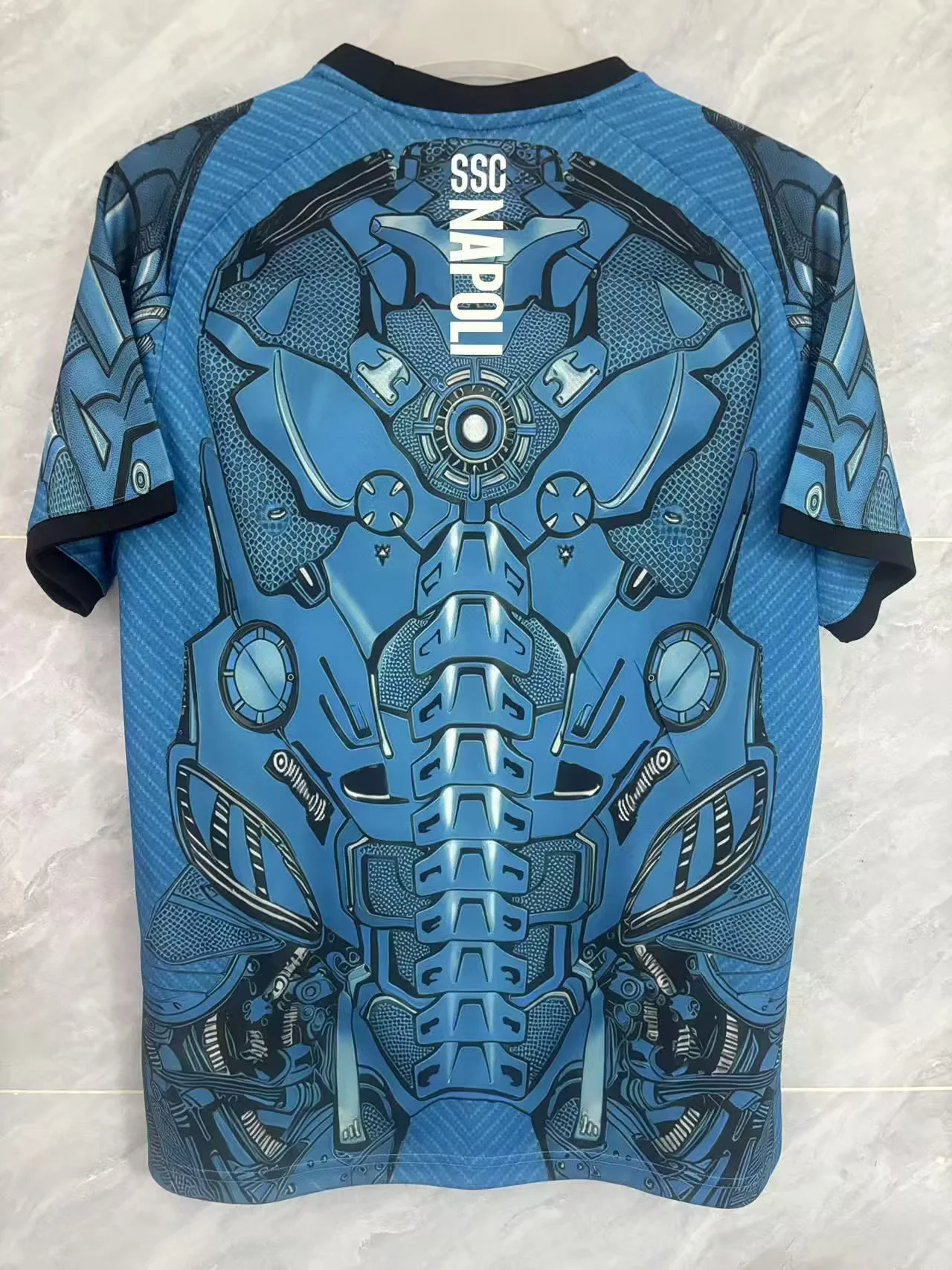 25-26 Napoli Training 2 blue jersey 1:1 Thai Quality Football Shirt