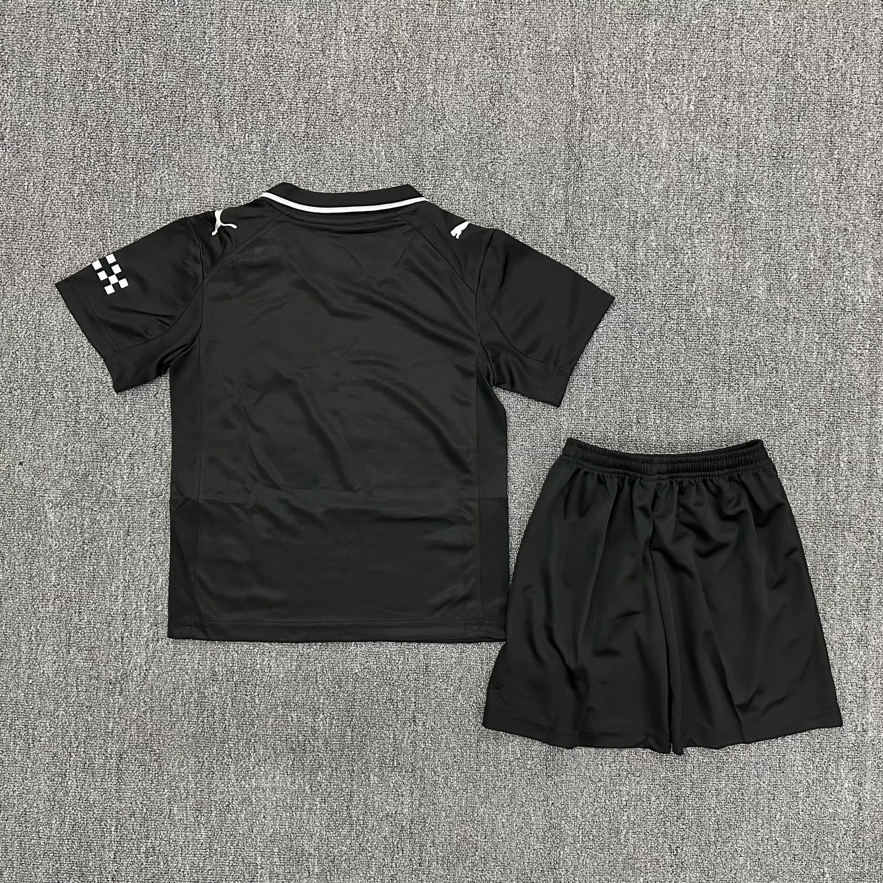 25-26 MCI 3rd Kids Suit  1:1 Thai Quality Football Kit