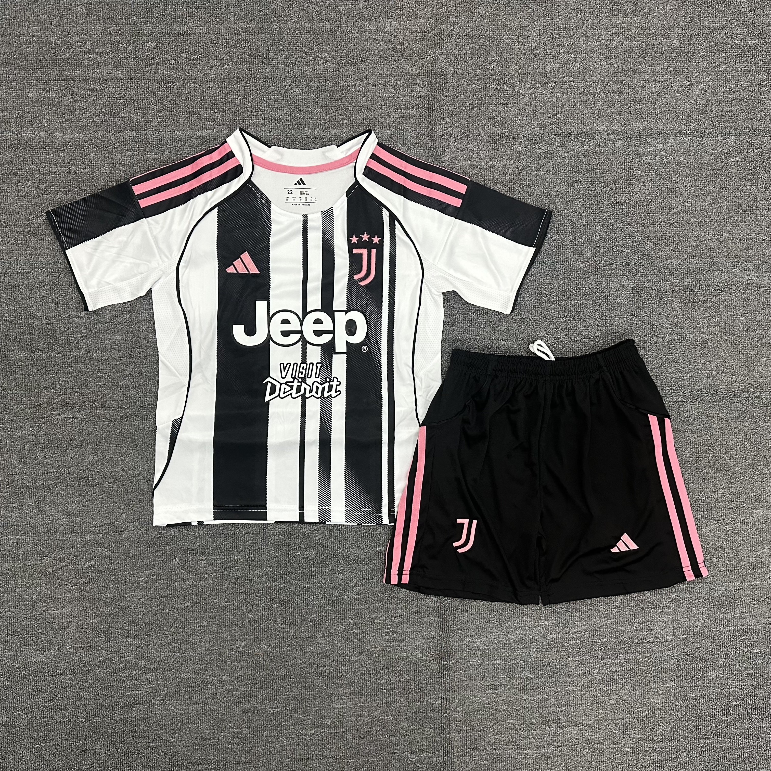 25-26 JUV home Kids Suit 1:1 Thai Quality Football Kit