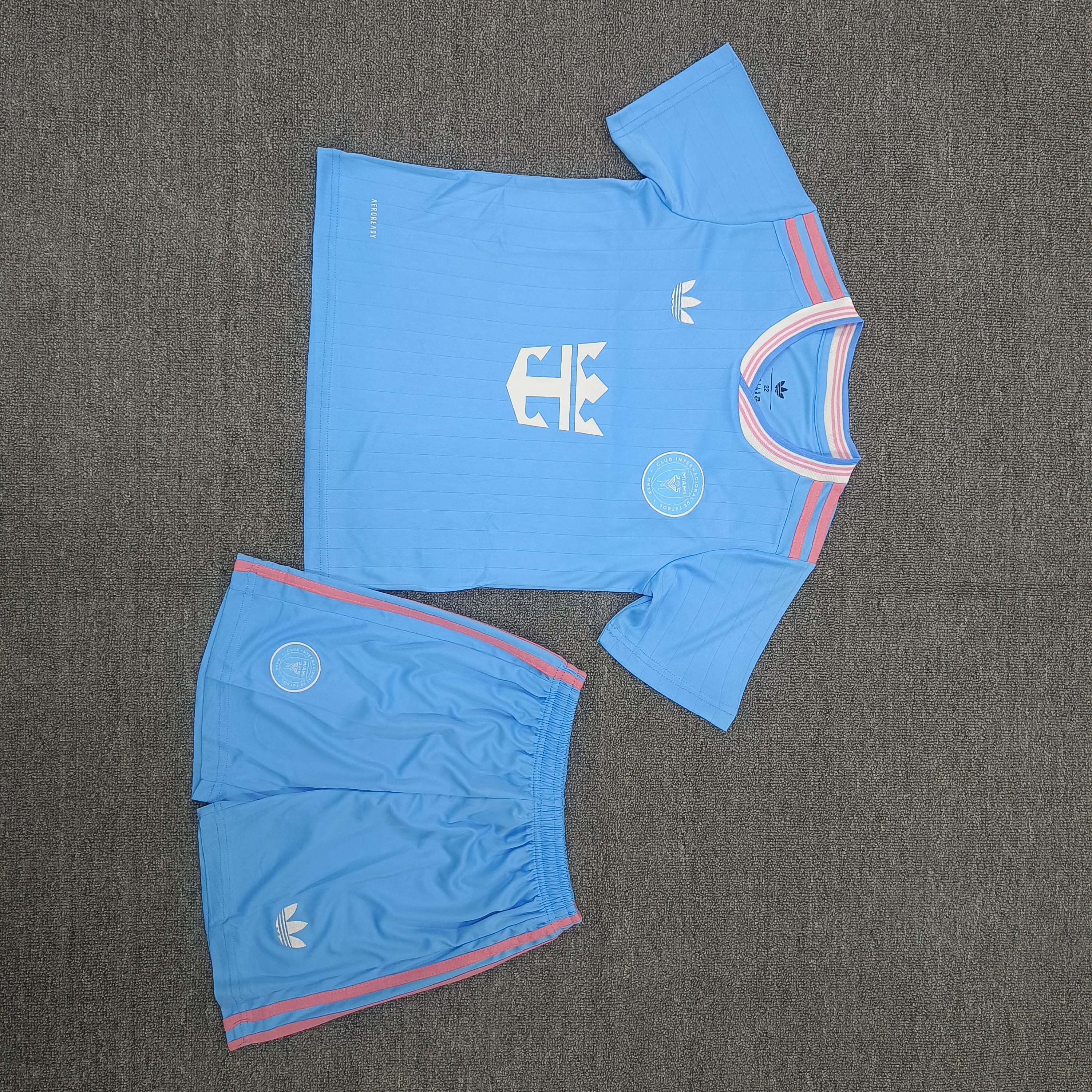25-26 Miami third away Kids Suit  1:1 Thai Quality Football Kit