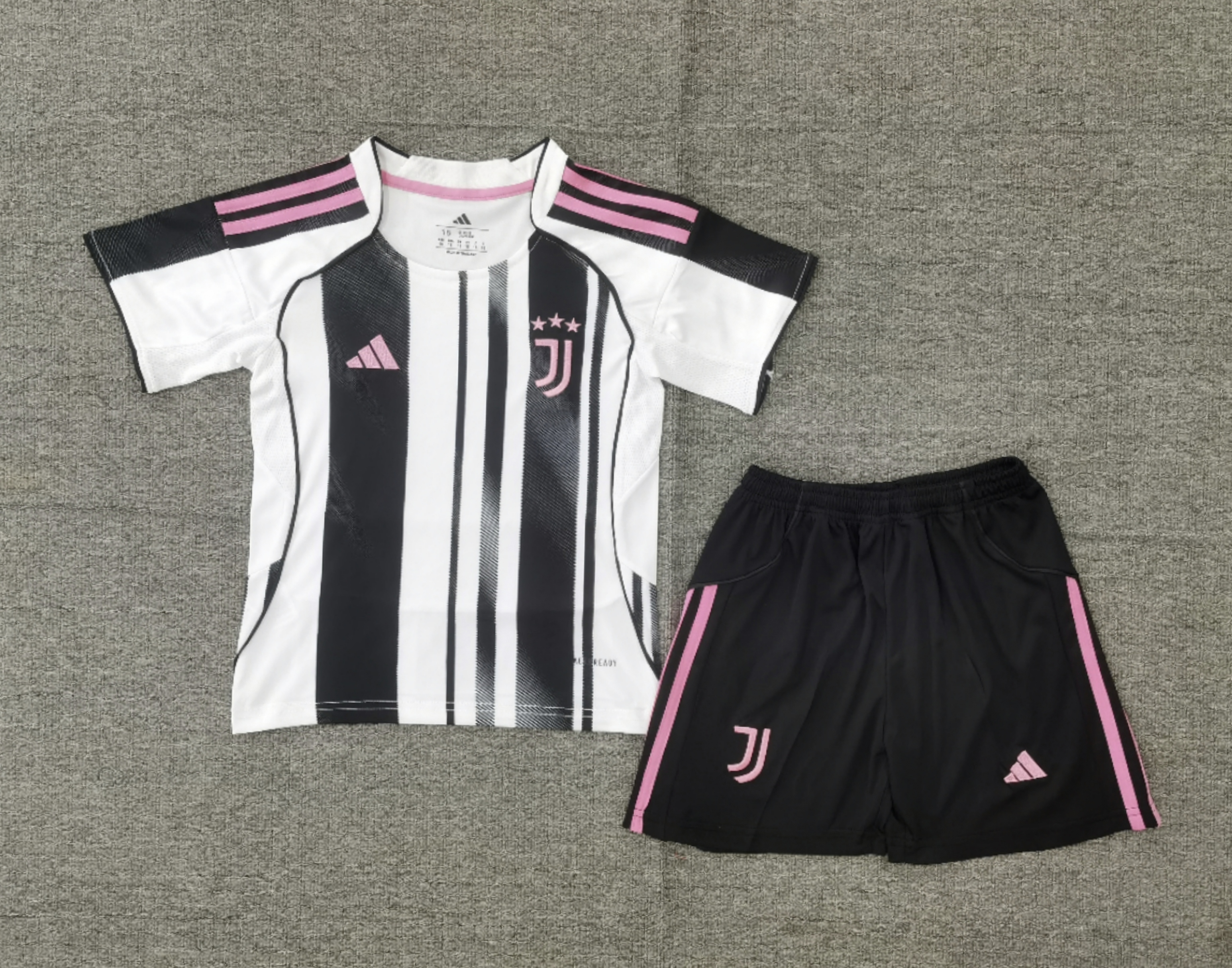 25-26 JUV home Kids Suit  1:1 Thai Quality Football Kit
