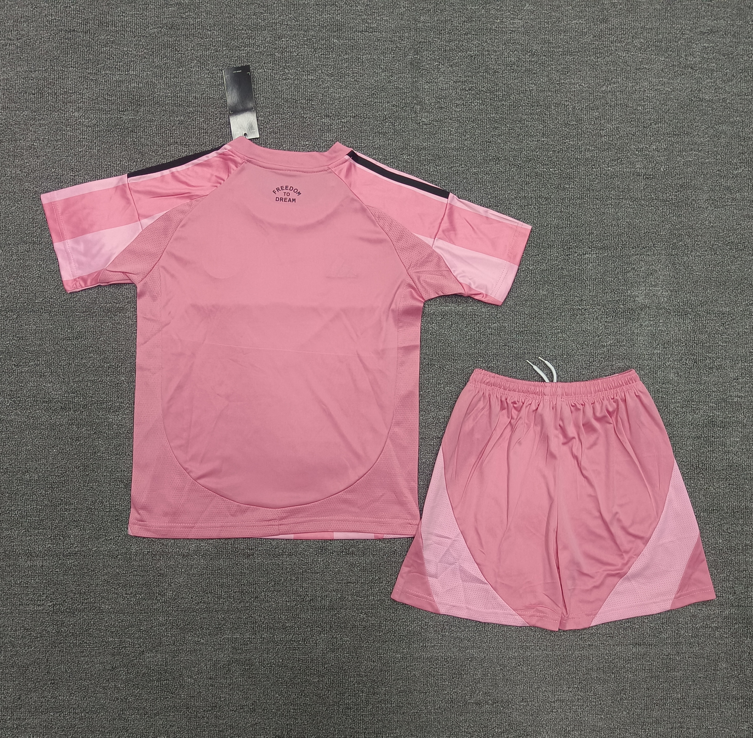 25-26 Miami home Kids Suit  1:1 Thai Quality Football Kit