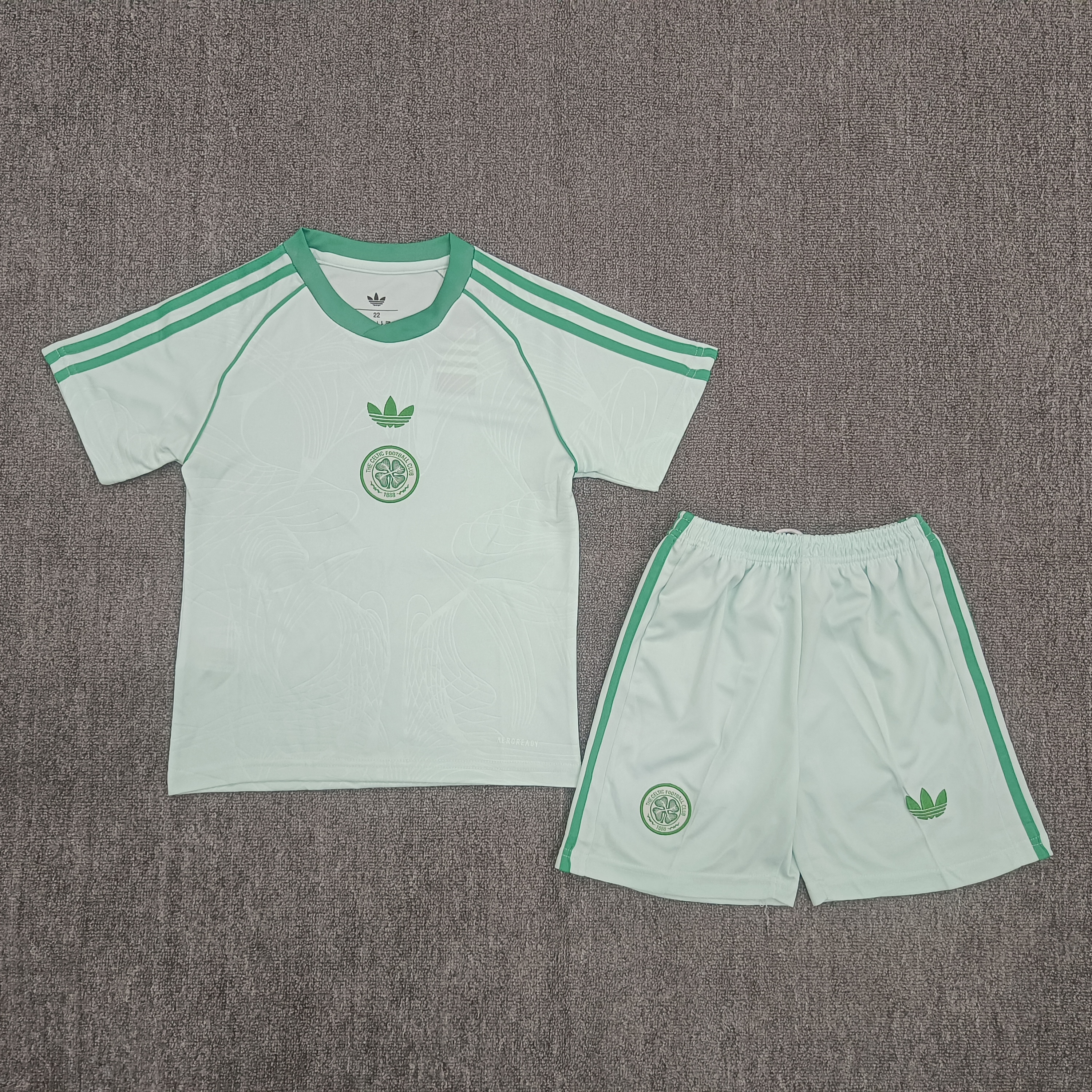 25-26 Celtic special Kids Suit  1:1 Thai Quality Football Kit