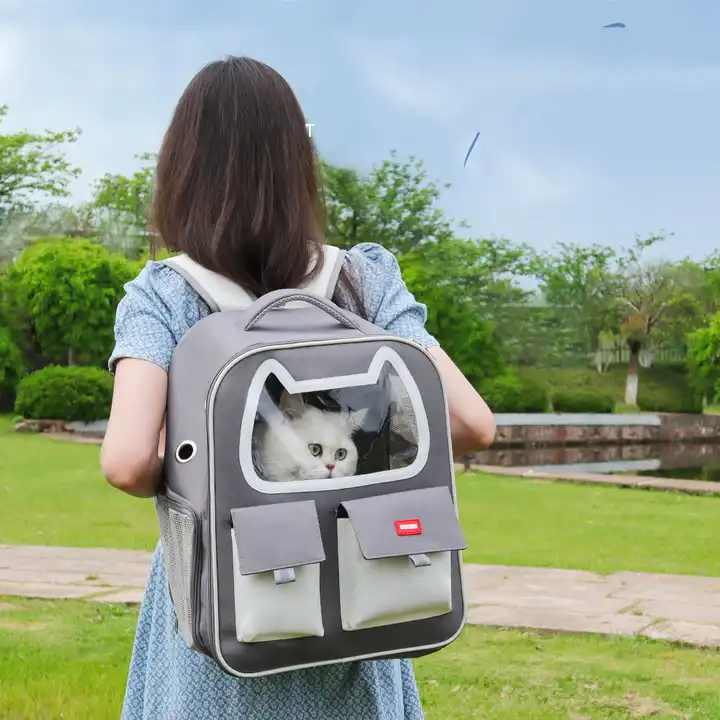 Wholesale Travel Portable Breathable Carrier Bag Cat Backpack