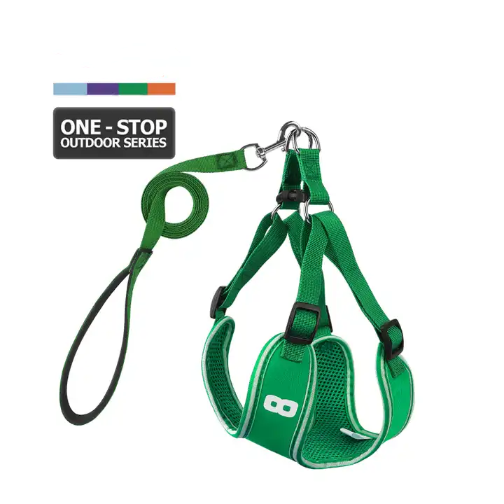 Wholesale Breathable Dog Harness Vest and Leash Set